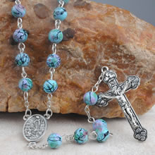 Glass beads rosary